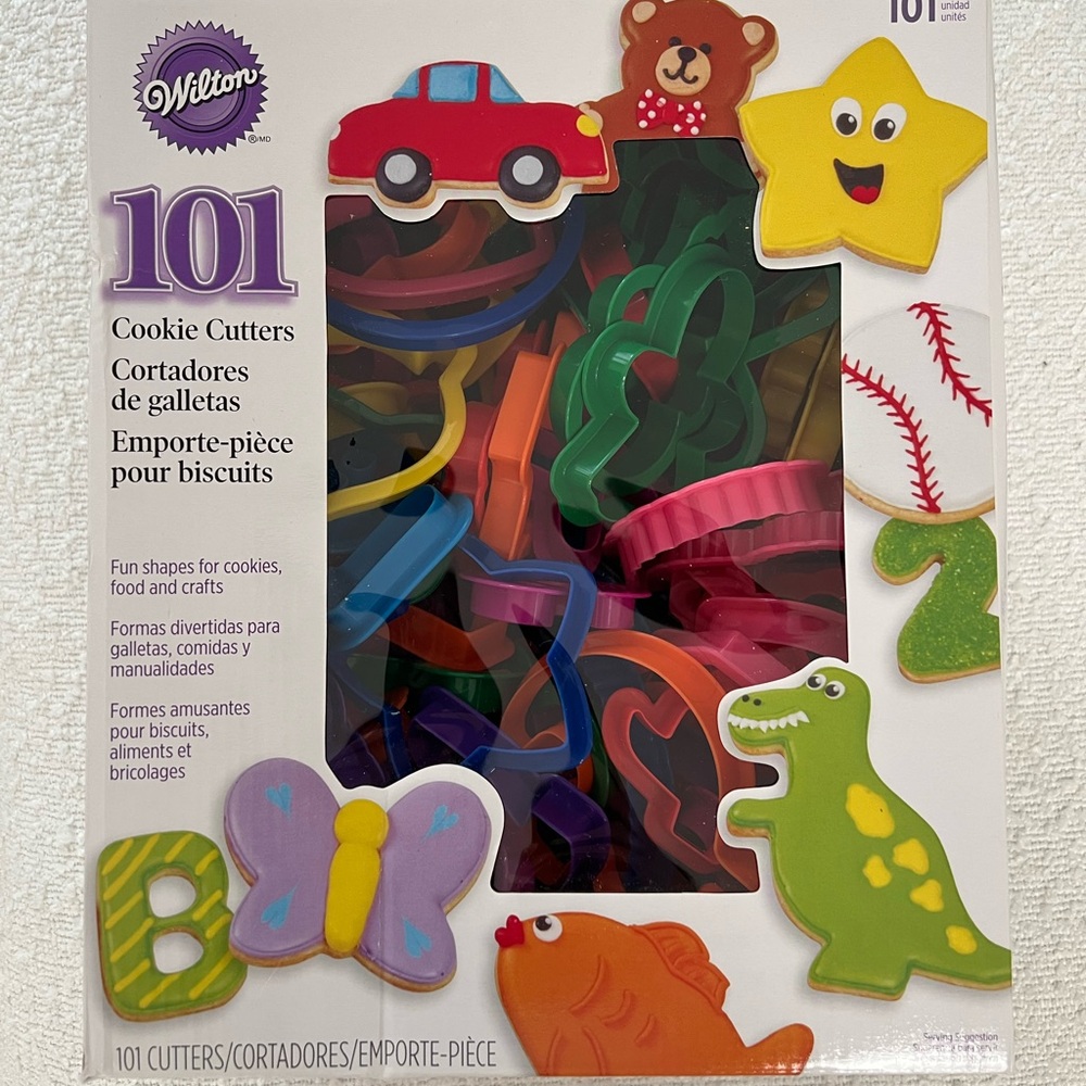 Wilton 101 Piece Colorful Cookie Cutter Collection - NEW!